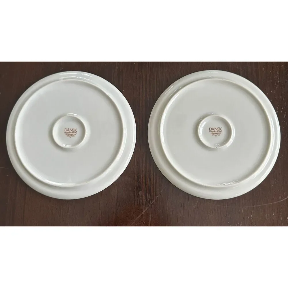 Vintage Dansk Maribo Pattern Trivet Qty 2 Mid-Century Scandinavian Hot Pot Rest
